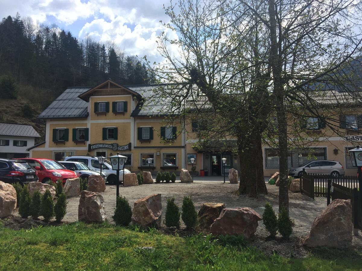 Hotel Metzgerwirt Vieh Heli Bad Goisern Exterior foto